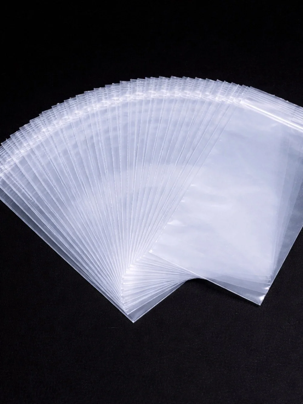 50 Pack Clear Zip Bags 3x5 Resealable Bags Jewelry Packaging Business Supplies